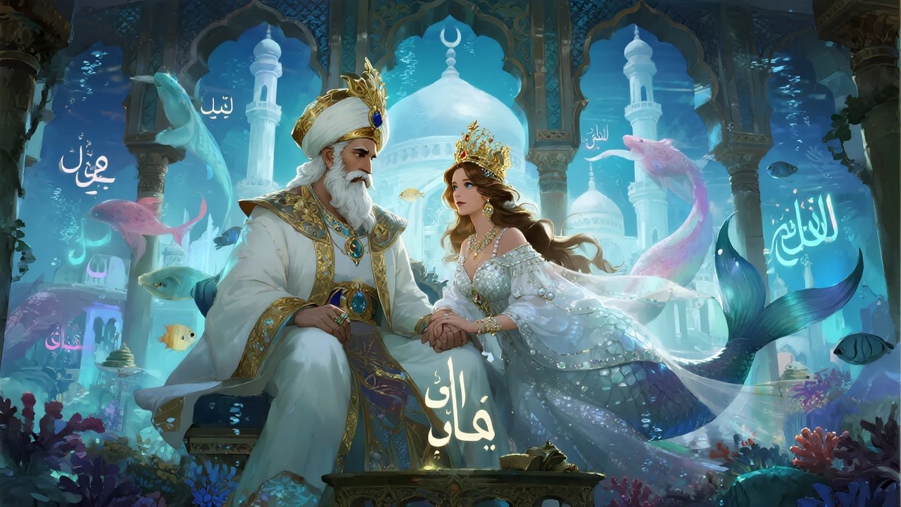 قصة الملك وأميرة البحر، ملك اشترى جارية فاكتشف أنها ملكة البحار، النهاية مفاجئة