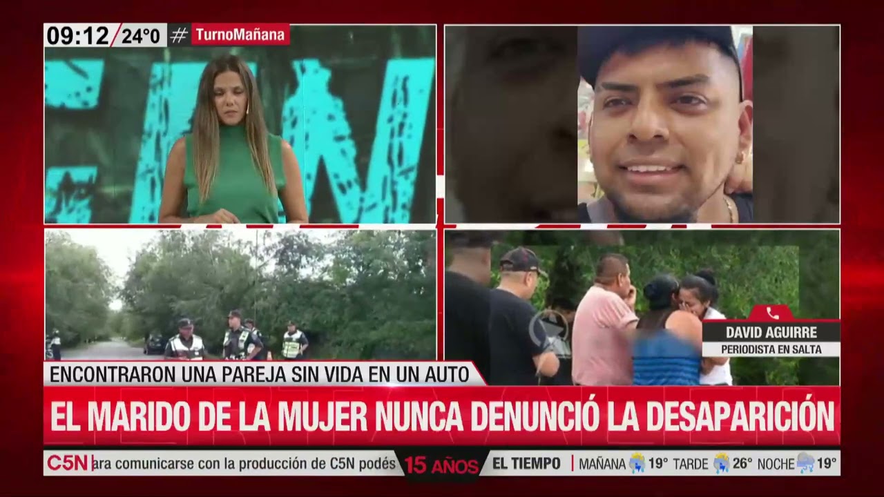 MUERTE y MISTERIO en SALTA: ENCONTRARON los CUERPOS de una PAREJA DENTRO de un AUTO