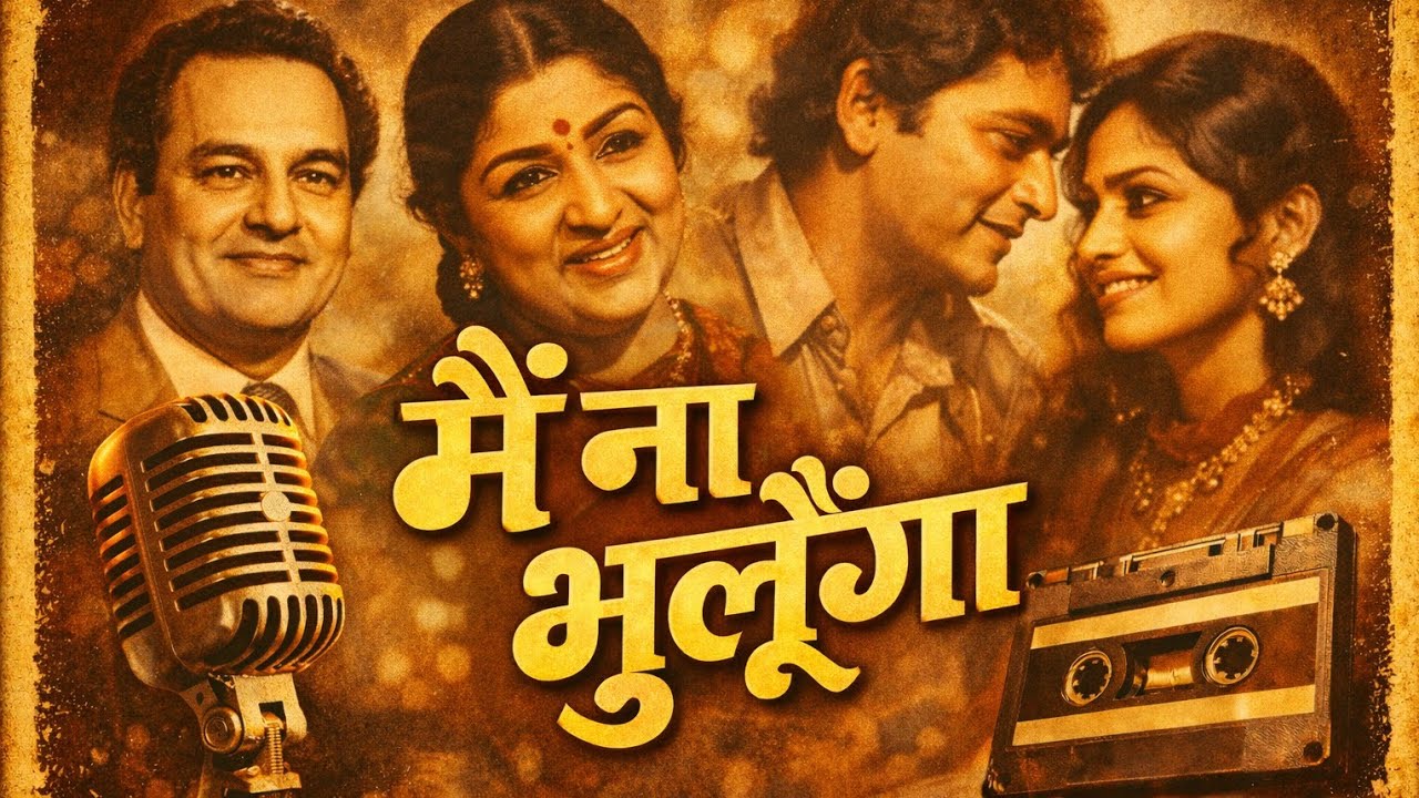 🌹🎶 Main Na Bhoolunga | Roti Kapda Aur Makaan | #romantic #mukesh #latamangeshkar #song #bollywood 