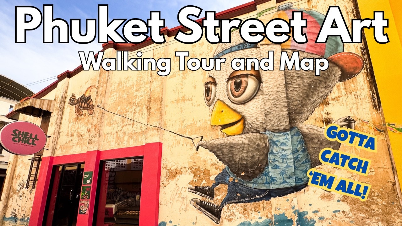 Phuket Street Art Walking Tour | 30+ Murals in Old Town + Map