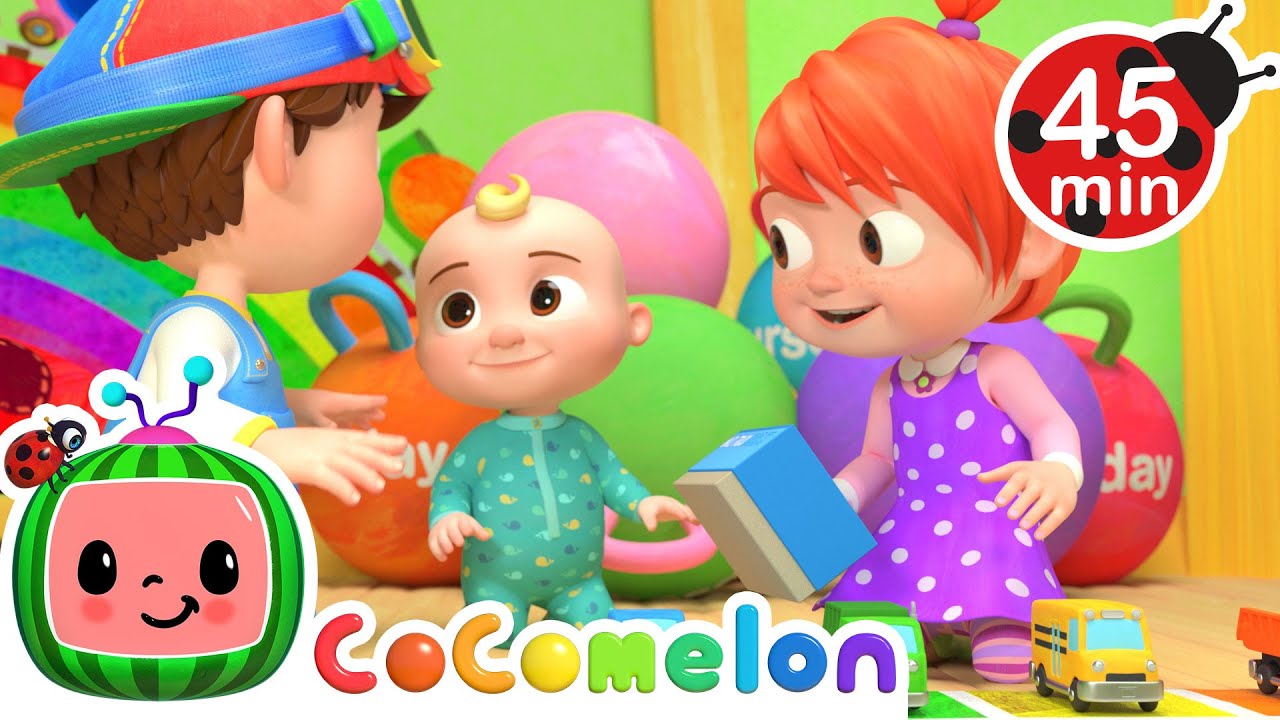 Car colour fun with my brother and sister | CoComelon Kids Songs & Nursery Rhymes