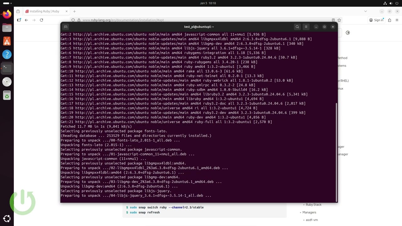 Как установить Ruby на Linux (Ubuntu / Debian)