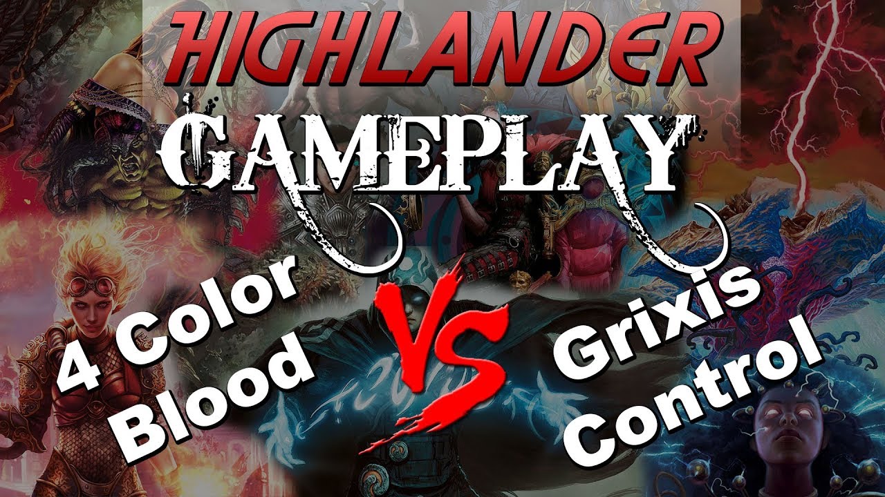 Four Color Blood vs. Grixis Control - Highlander - Runde 1 - SpielRaum Wien