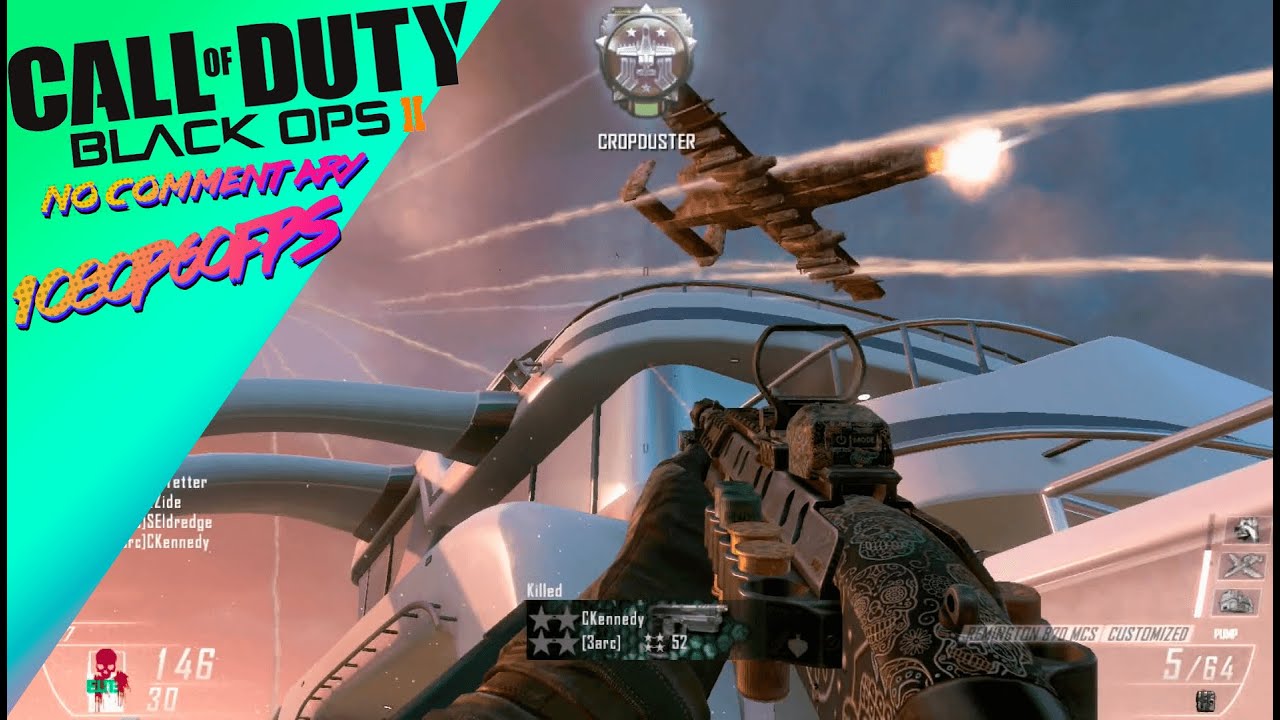 Call Of Duty Black Ops 2: Free For All (Hijacked) Gameplay (No Commentary) [1080p60FPS] PC