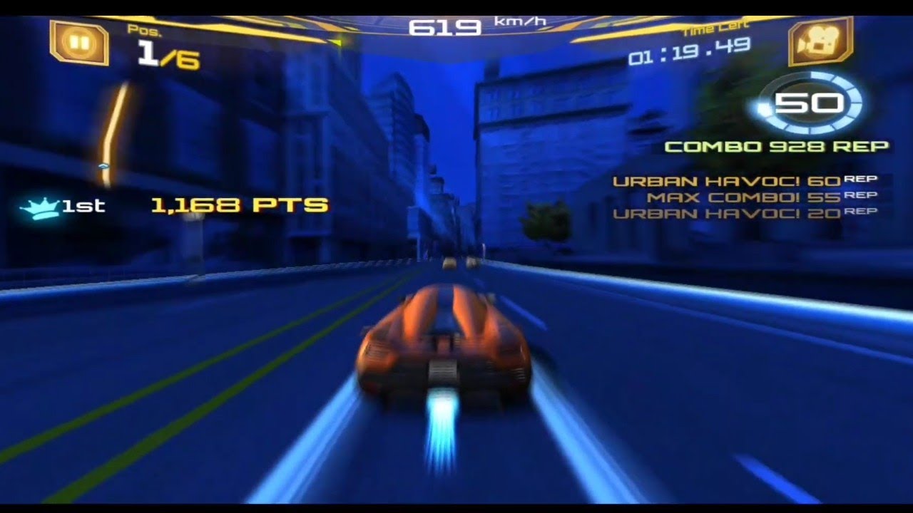 Fastest car in game? Asphalt 7 Koenigsegg agera max tuned gameplay (King of hills mode)