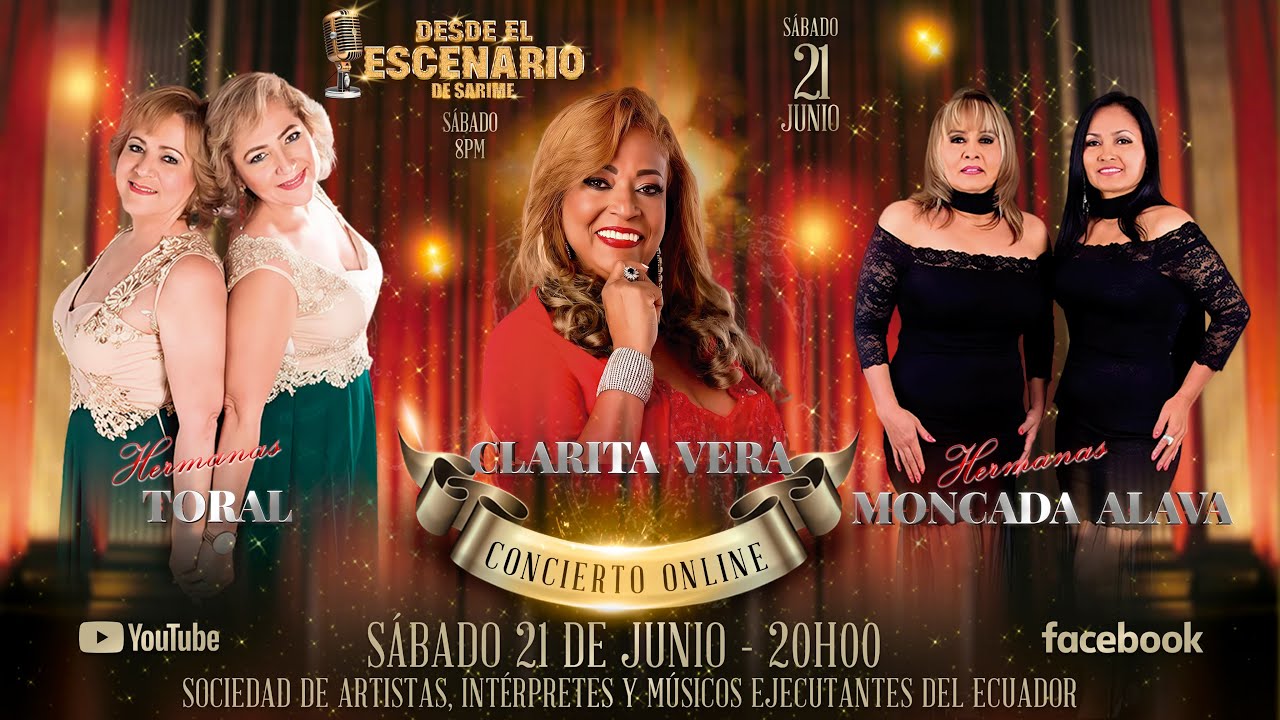 HERMANAS MONCADA ALAVA - HERMANAS TORAL - CLARITA VERA - DESDE EL ESCENARIO - 21 DE JUNIO 2025
