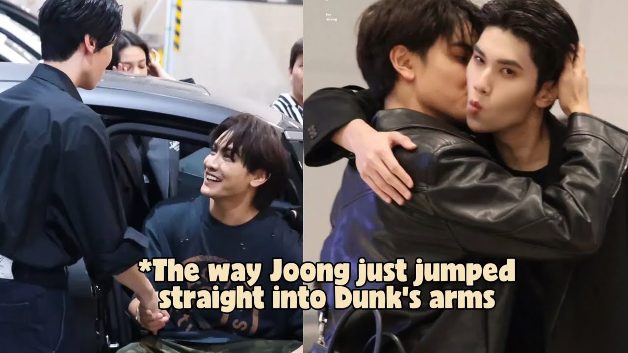 [JOONGDUNK] The way Joong just jumped straight into Dunk’s arms like that