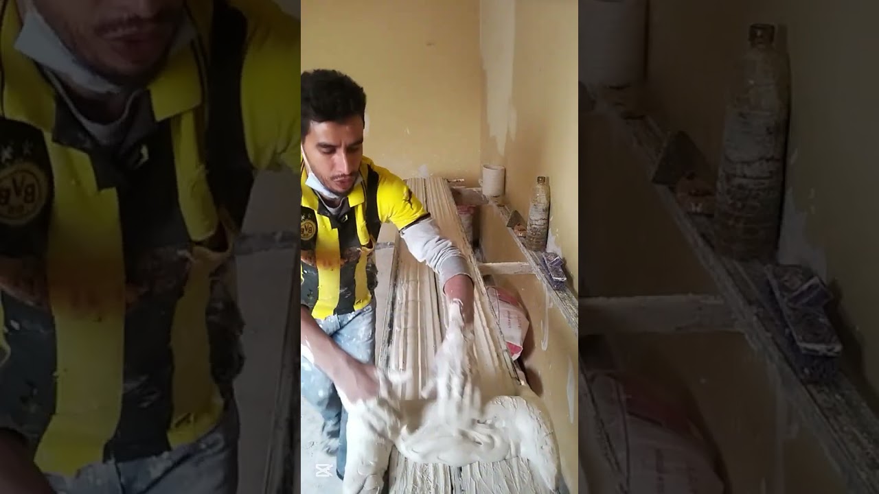 شاهد طريقة عمل كورنيش جبص سامبل كاليبر تيراج !