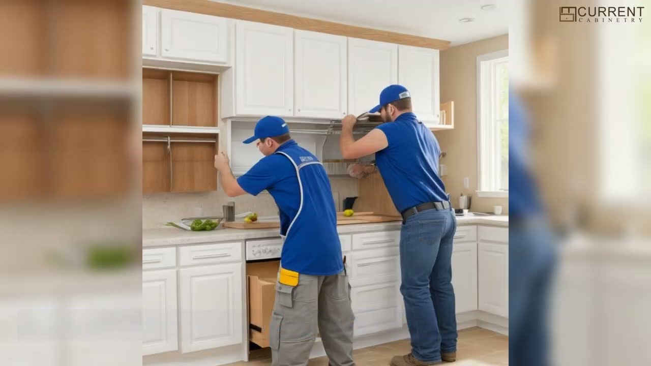 How to install kitchen cabinets on a wall