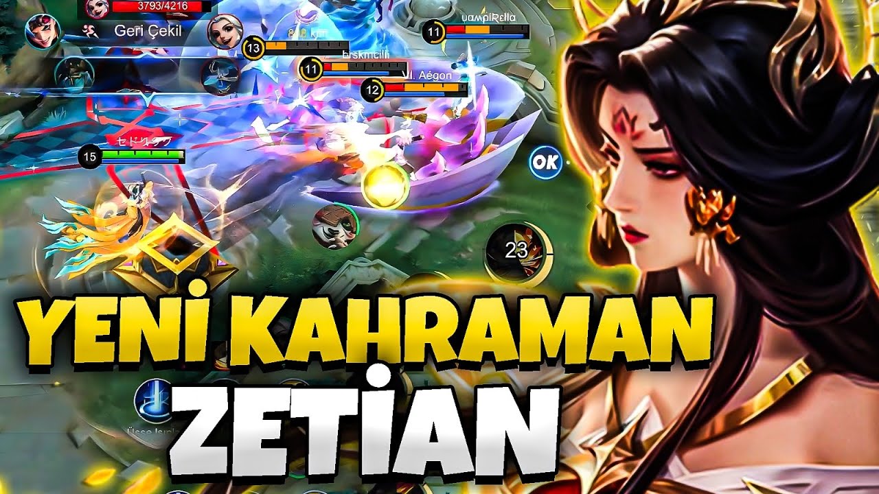 YENİ KAHRAMAN ZETİAN! - B&Uuml;T&Uuml;N TAKIM SAVAŞLARININ KADERİNİ DEĞİŞTİRİYOR! - Mobile Legends