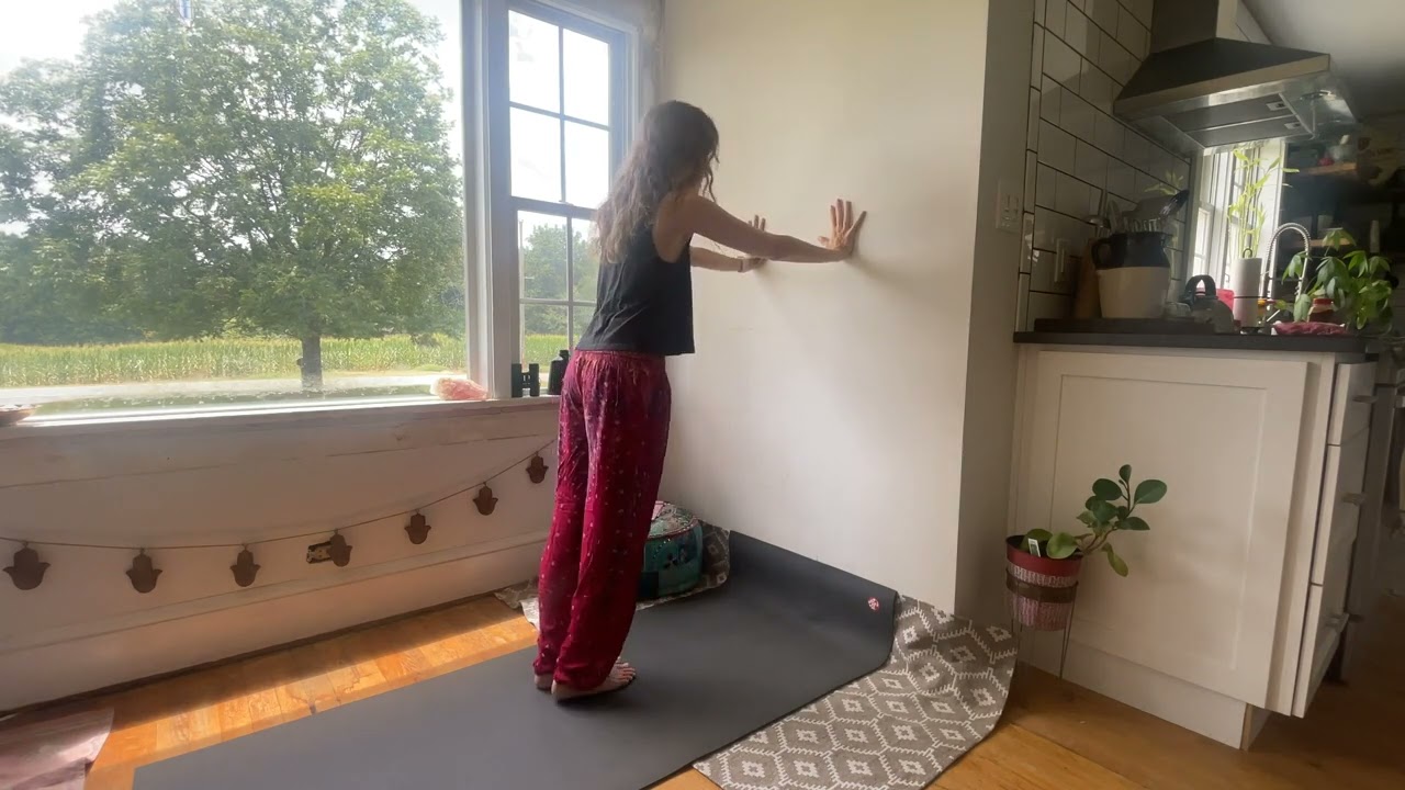Mindful Mondays Delightful Wall Yoga Practice