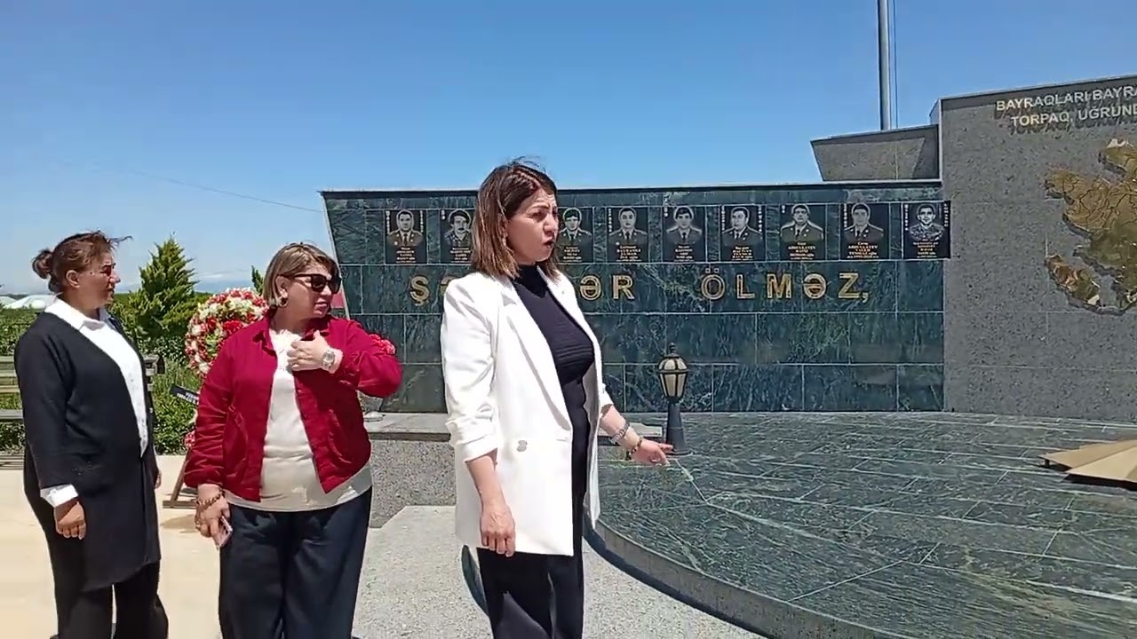 Qazax rayonu yuxarı Salahlı kəndində şəhidlər abidəsini ziyarət etdik 16.05.2025