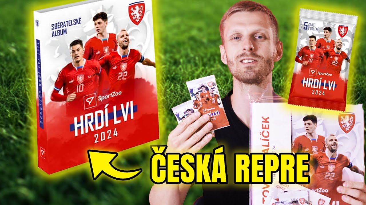 🦁 Hrdí Lvi - otevíráme fotbalové karty české reprezentace!