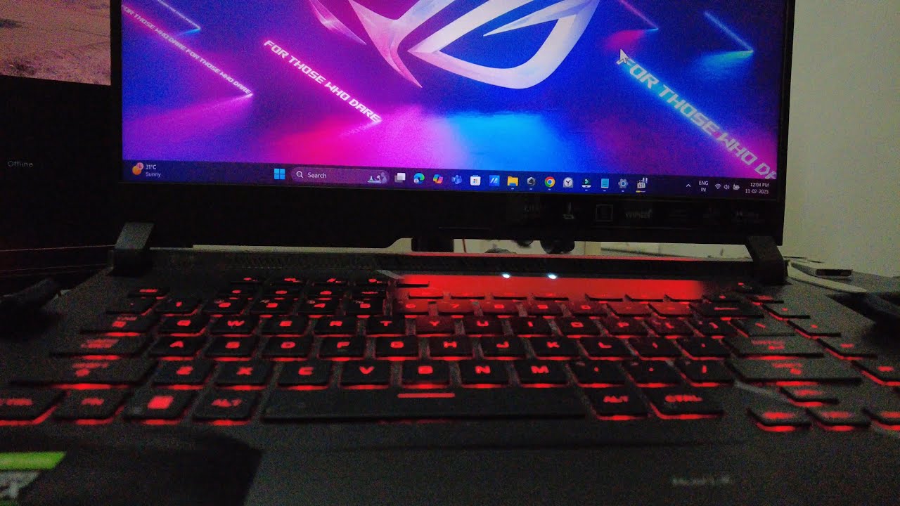 Asus ROG Strix Laptop - How to Change Keyboard Backlighting