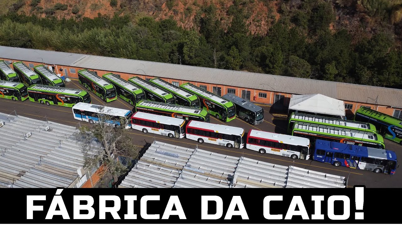 MUITOS ÔNIBUS NOVOS 0KM NA FÁBRICA DA CAIO! A MAIOR FÁBRICA DE ÔNIBUS URBANOS DO BRASIL