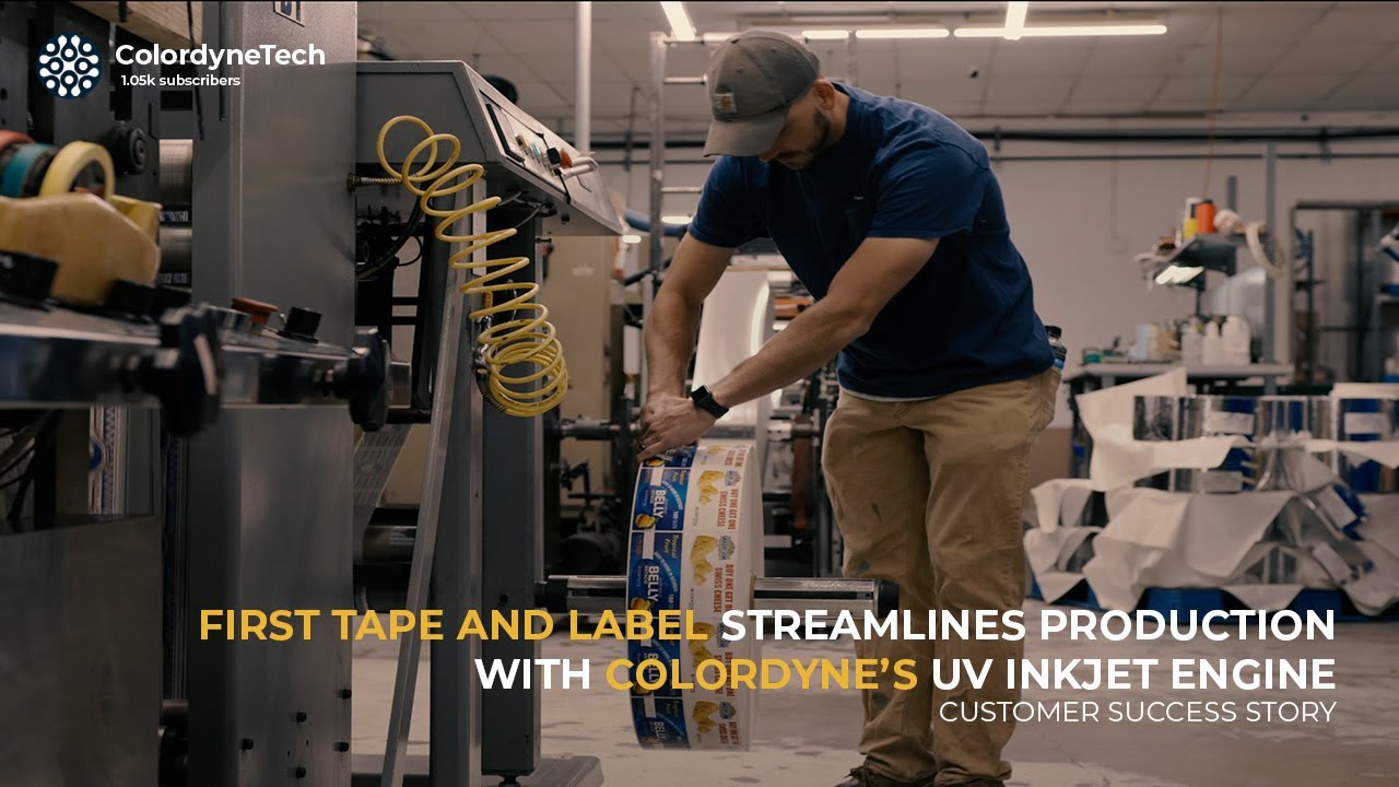 First Tape and Label Streamlines Production with Colordyne's UV Inkjet Engine