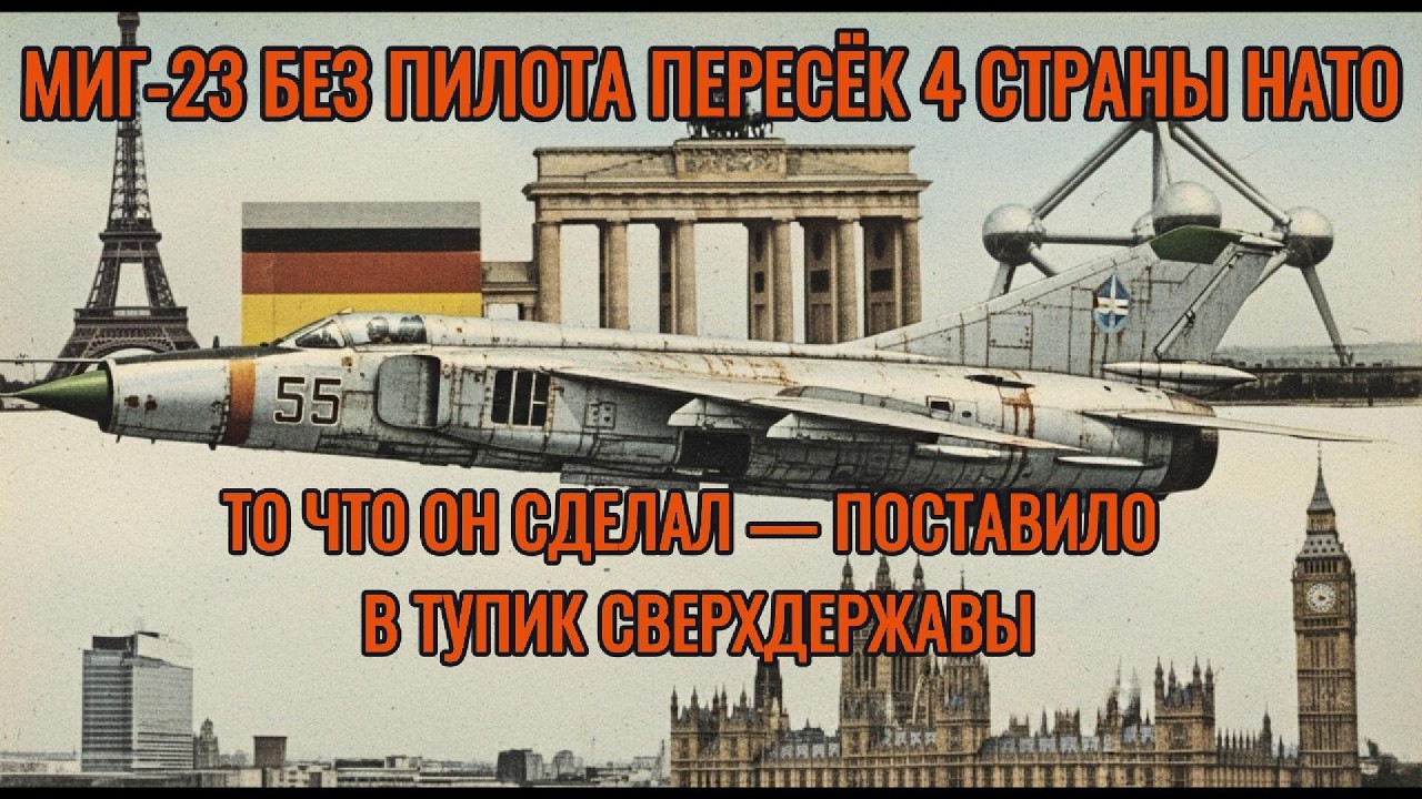 МиГ-23 без пилота пересёк 4 страны НАТО. То что он сделал — поставило в тупик  сверхдержавы