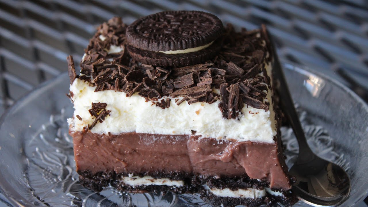 Εύκολο Γλυκό Ψυγείου με μπισκότα OREO - Pudding Cake with Oreo