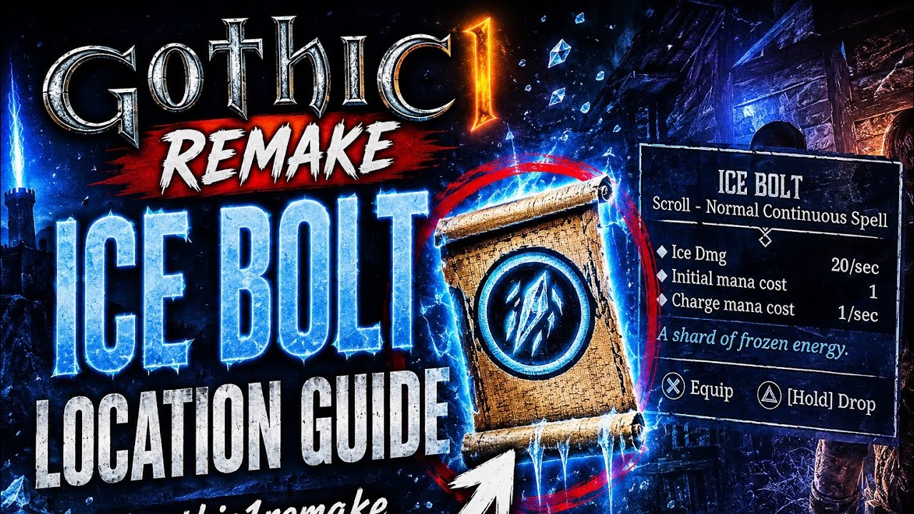 GOTHIC 1 REMAKE ICE BOLT LOCATION GUIDE #gothic1remake