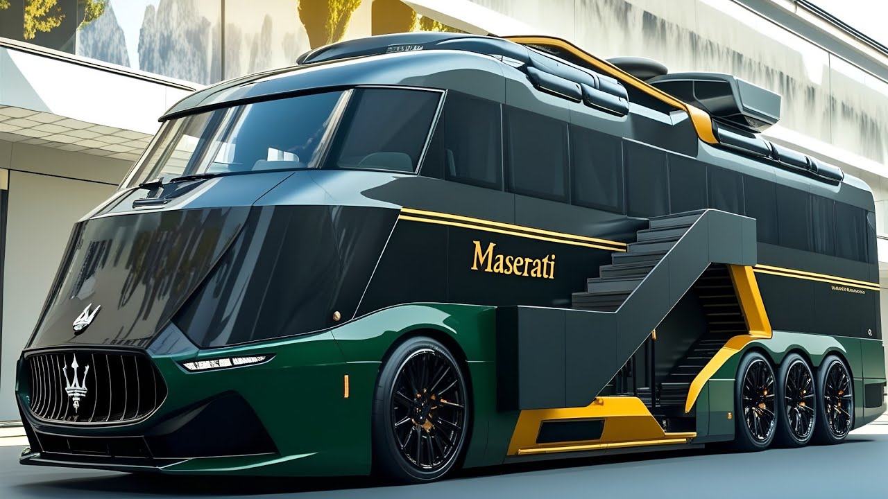 Maserati Motorhome: Viagem de Sonho em Grande Estilo