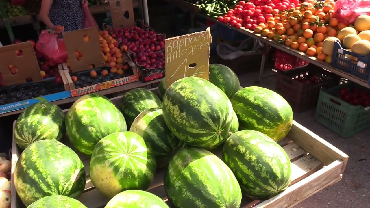Wochenmarkt in Rhodos Stadt - Juni 2024