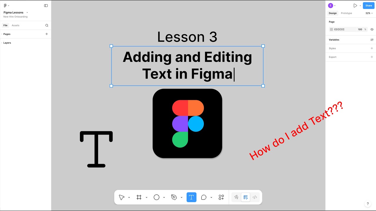 Lesson 3 - Adding and Editing Text in Figma