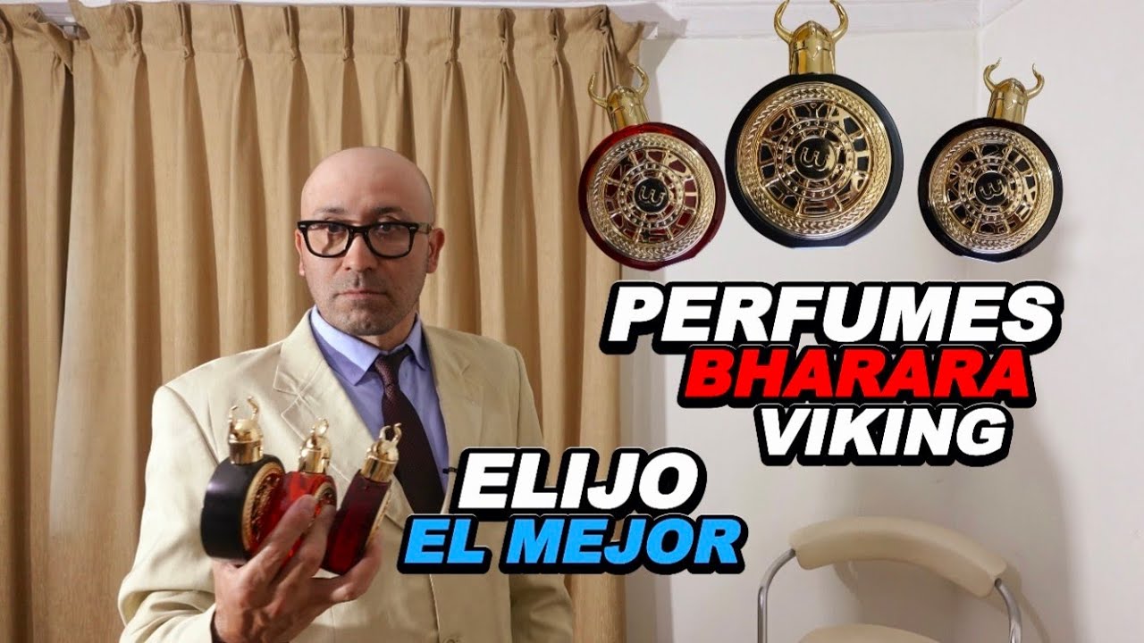 Los 3 Perfumes de Bharara Viking Cairo Río y Kashmir