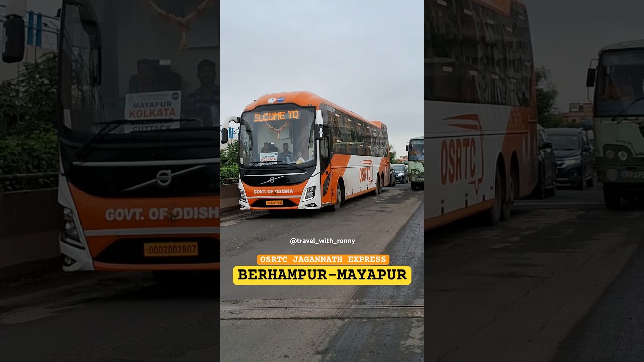OSRTC Brand New Volvo 9600 Full Sleeper Bus  #osrtc #jagannath #odisha #westbengal #volvo9600s