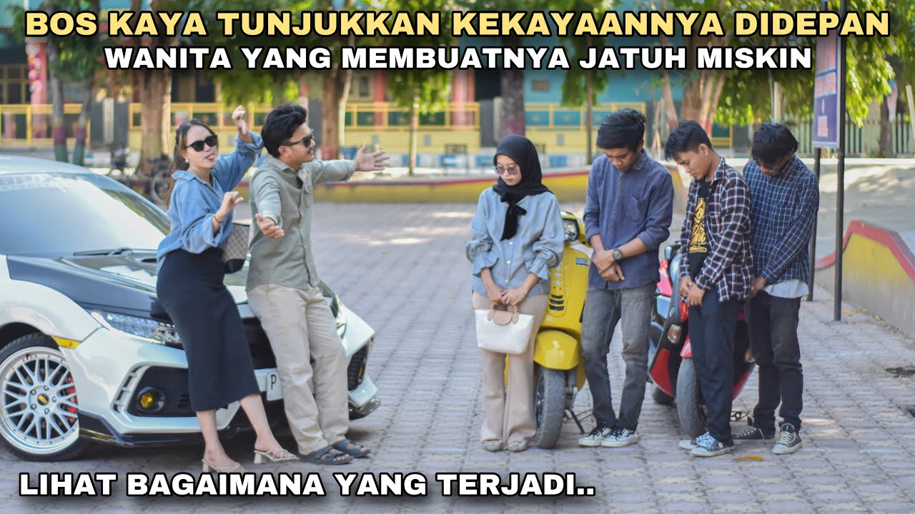 BOS KAYA TUNJUKKAN KEKAYAANYA DIDEPAN WANITA YANG MEMBUATNYA MISKIN!! dihina didepan istri, ternyata