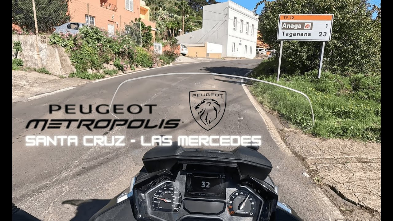 Aventura en Tenerife: De Santa Cruz a Las Mercedes en Peugeot Metropolis SW ¡Vive la emoción! (POV)
