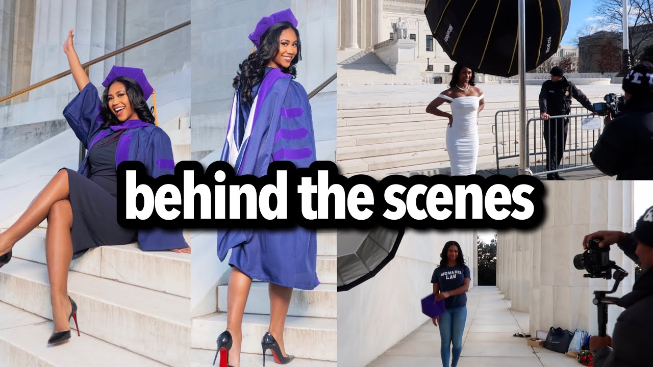 Graduation Photoshoot VLOG | howard law 2023