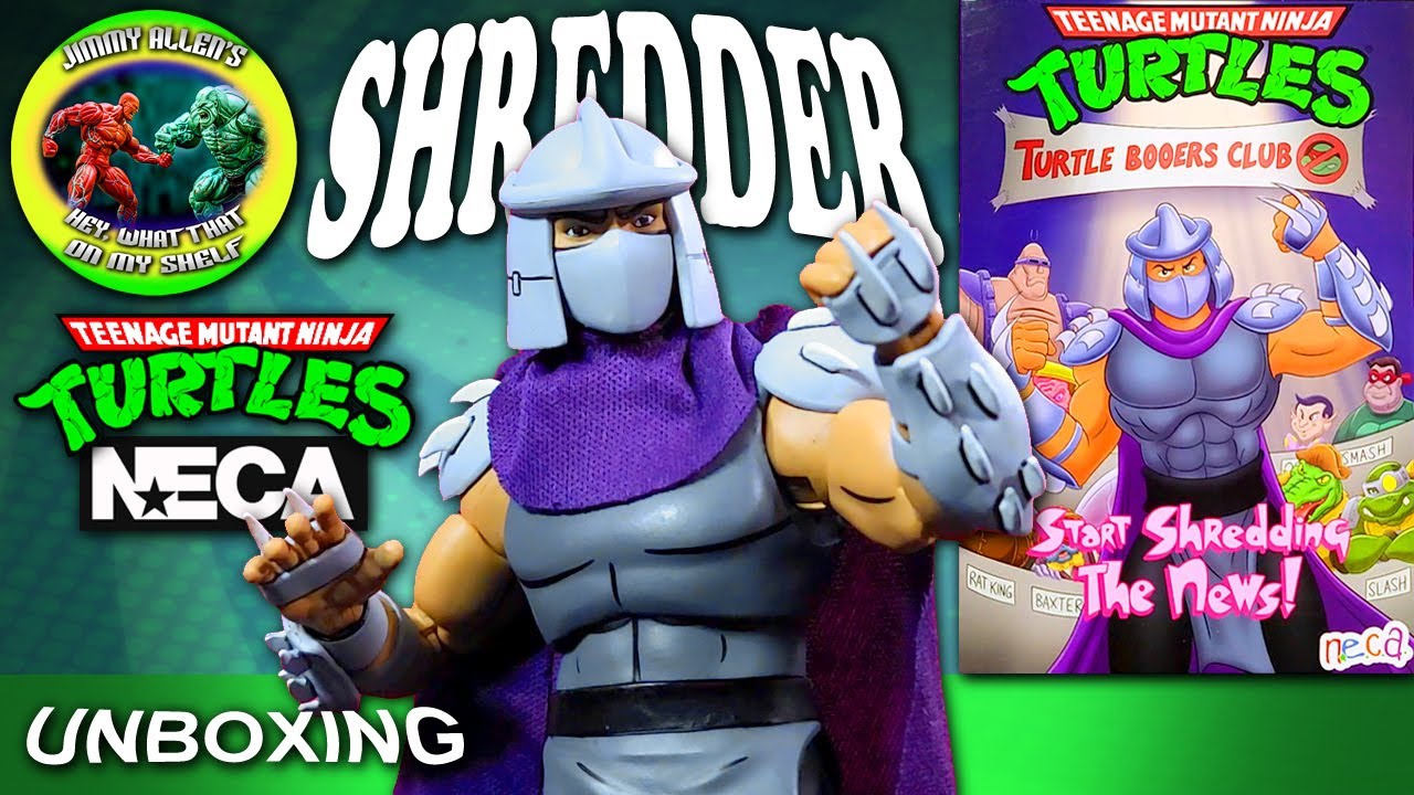 SHREDDER - Cartoon Teenage Mutant Ninja Turtles - NECA - Unboxing - ACTION FIGURE - TMNT Haulathon