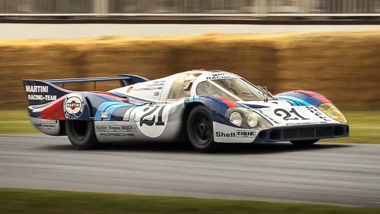 1971 Porsche 917 LH 'Long Tail' Flat-12 Sound at Goodwood FoS!