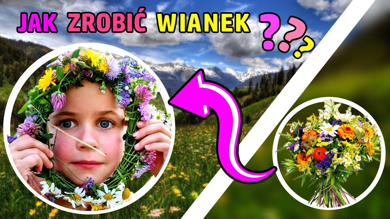 🌼JAK UPLEŚĆ WIANEK Z POLNYCH KWIATÓW DIY🌼