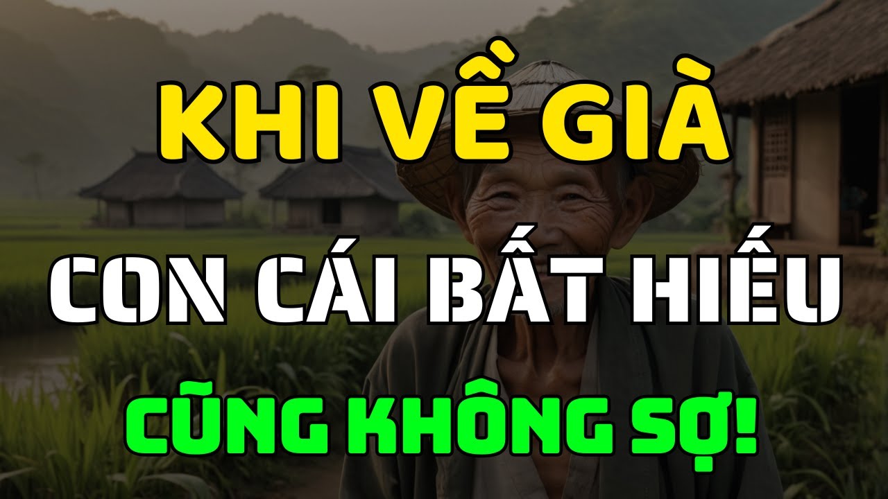 Khi Về Già, Hãy Làm Tốt 4 Việc Này Để Không Lo Sợ Dù Con Cái Bất Hiếu!