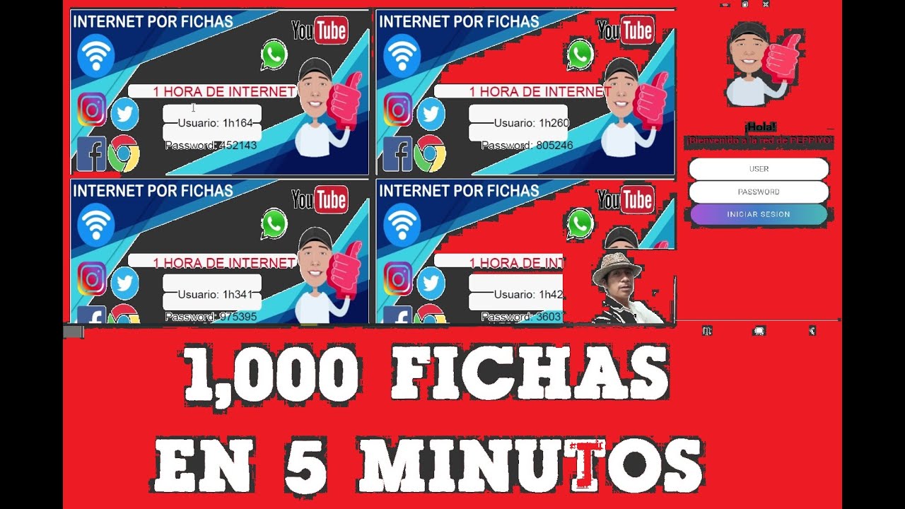 1,000 fichas en 5 minutos | Configuración de HOTSPOT | Vender internet por fichas | Mikrotik