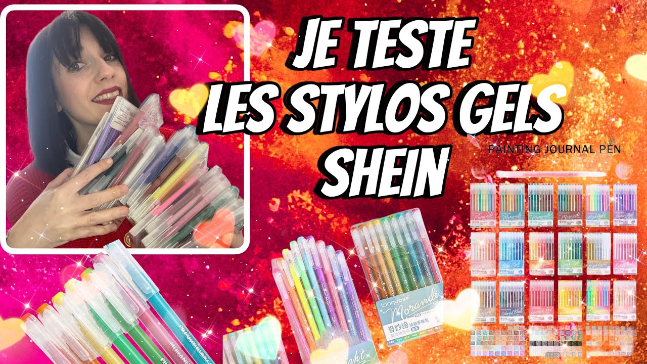 Je teste les stylos gels Shein - Languo/ Morandi !