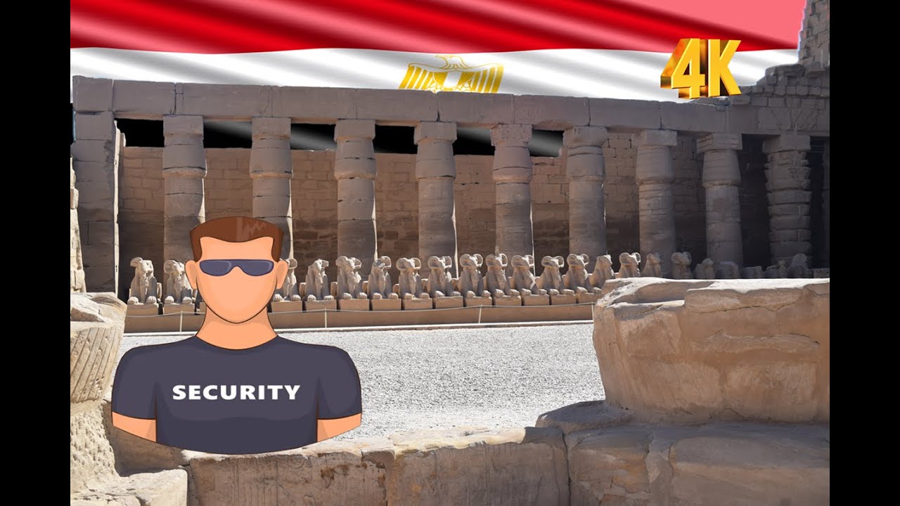 Egypt, Karnak Temple In 4K. Escorted By Security, May 2024
