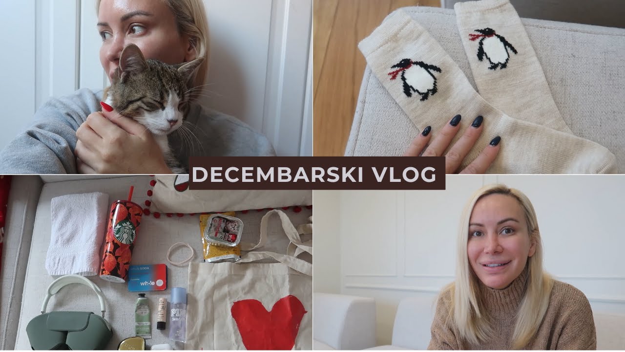 DECEMBARSKI VLOG : NOVI MACAK,  LIDL HAUL, NOVI TRENINZI I RECEPTI