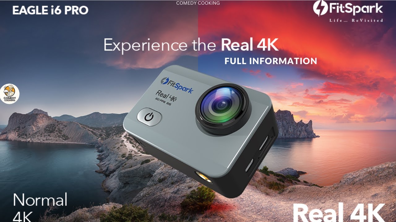FitSpark Eagle i6 PRO Real 4K WiFi Action Camera | Specification | Review | Unboxing | Price