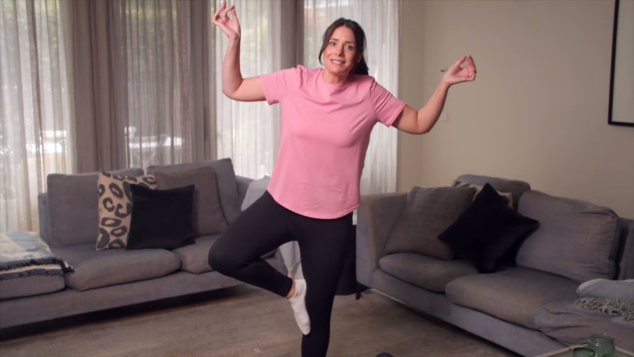 Stress busting through exercise.