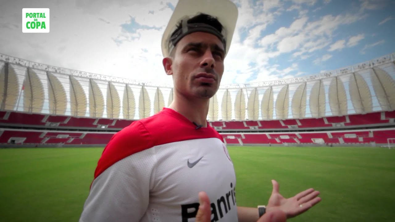 Alex, jogador do Internacional, apresenta o novo Beira-Rio: conheça os detalhes