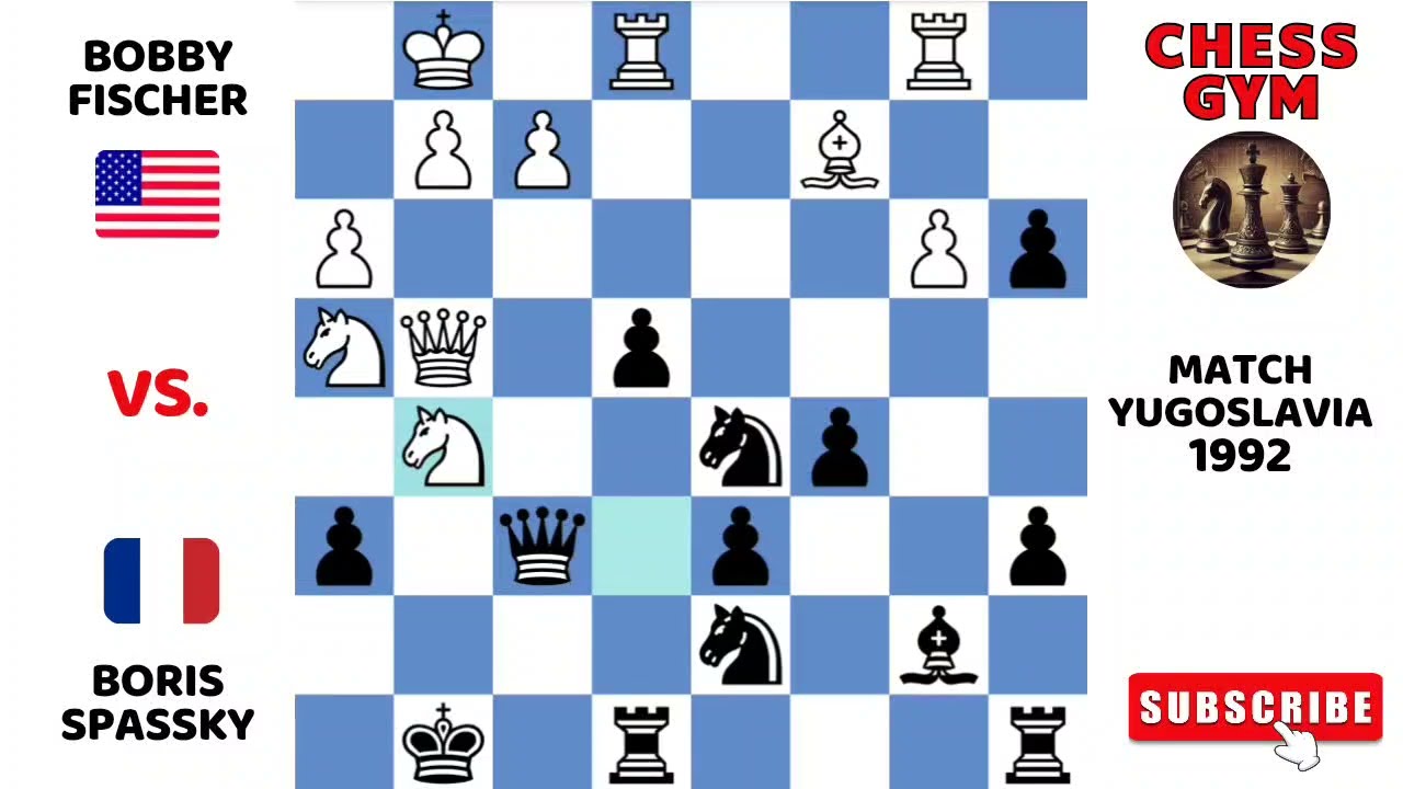 Bobby Fischer vs Boris Spassky. Match Yugoslavia 1992.