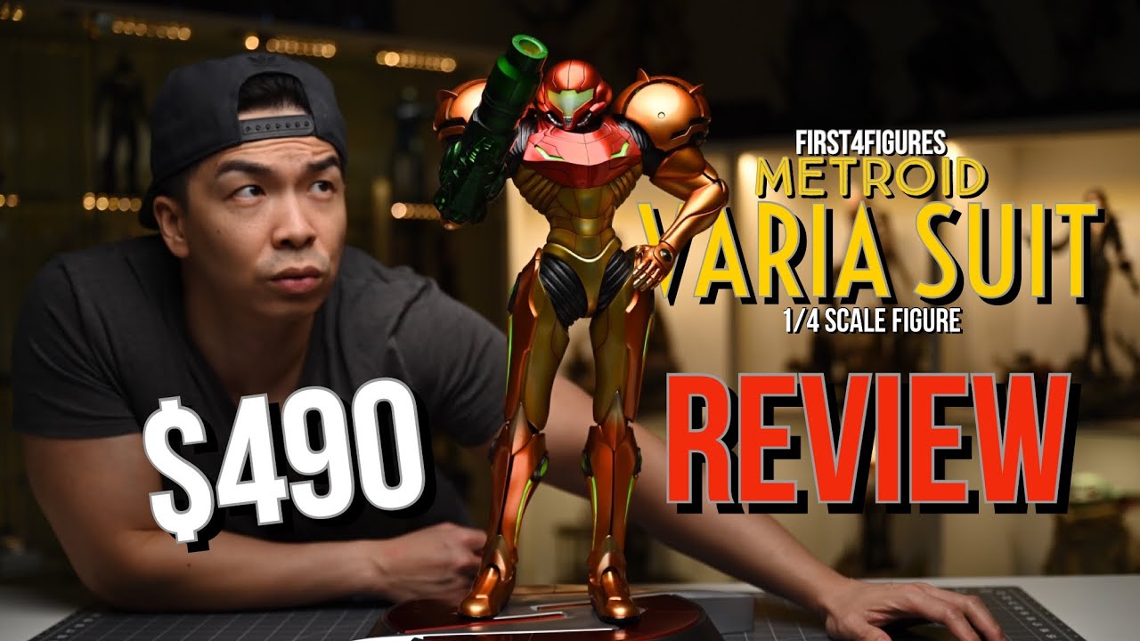 Metroid Masterpiece? A Nearly $500 Collectible! Varia suit 1/4 REVIEW #nintendo #gaming #toys #gamer