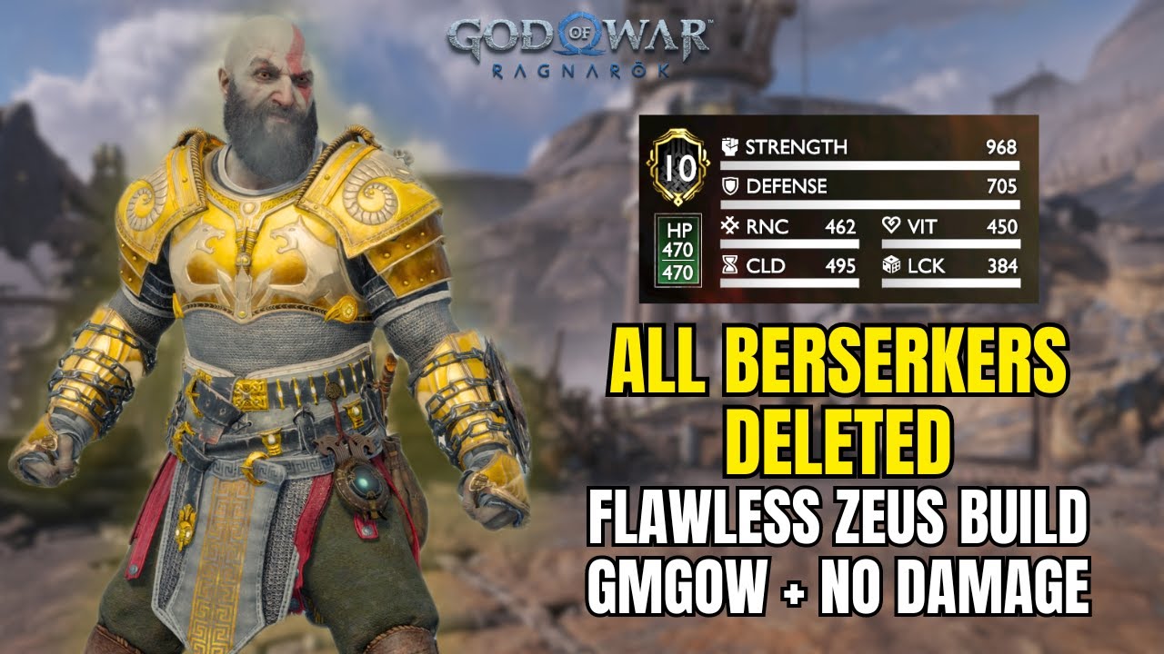 Абсолютное Уничтожение БЕРСЕРКОВ 🔥 - БЕЗУПРЕЧНАЯ СБОРКА ЗЕВСА - God Of War Ragnarok