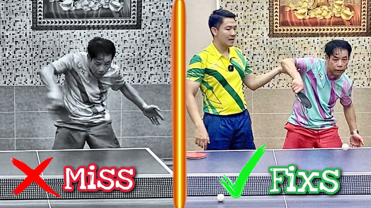 Ti Long corrects the backhand serve to the German 🇩🇪 student | Tutorial & Fixs