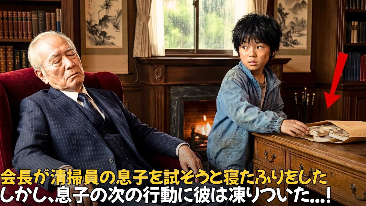 会長が清掃員の息子を試そうと寝たふりをした―しかし息子の次の行動に彼は凍りついた…｜人生の教訓｜オーディオブック