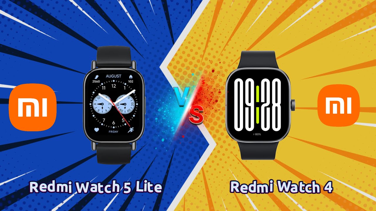 Redmi Watch 5 Lite vs Redmi Watch 4: Full Specs Comparison!