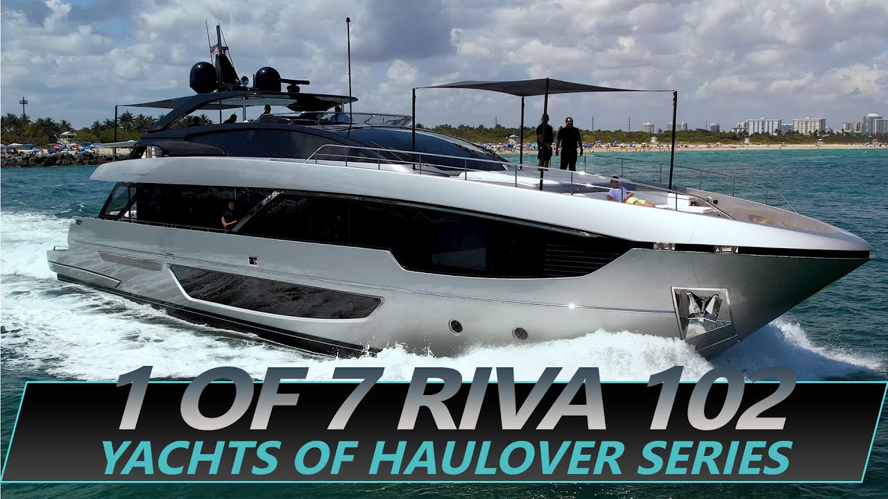 1 of 7 Riva Corsaro Super 102 | Haulover Inlet | Miami Boats | Drone Shots | Ep.2 |