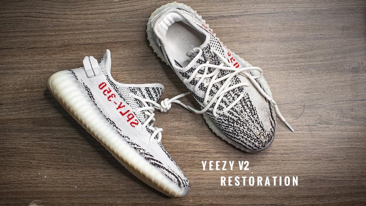 HOW TO CLEAN YOUR YEEZY 350 V2 ZEBRA